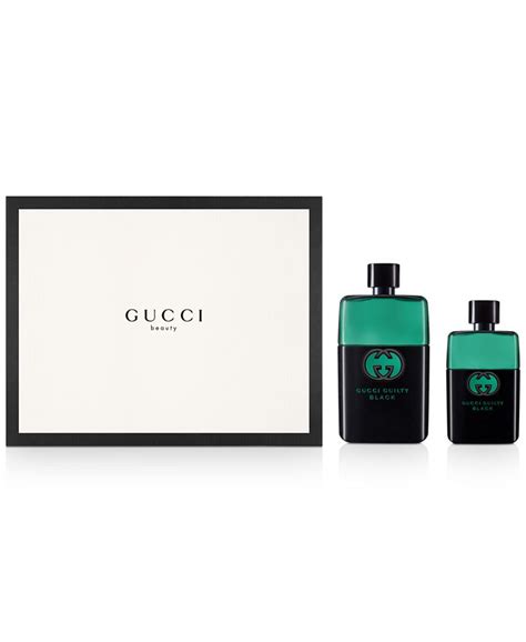 gucci guilty black mens gift set